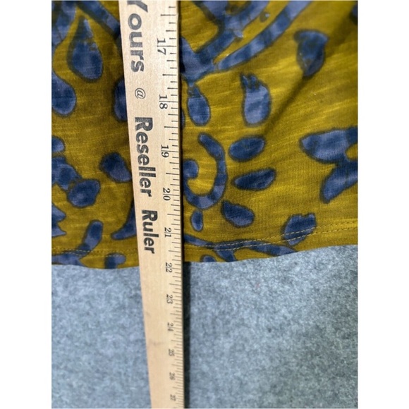 Free People Blouse Women XL Green On The Block Cropped Bell Sleeve - Picture 9 of 9